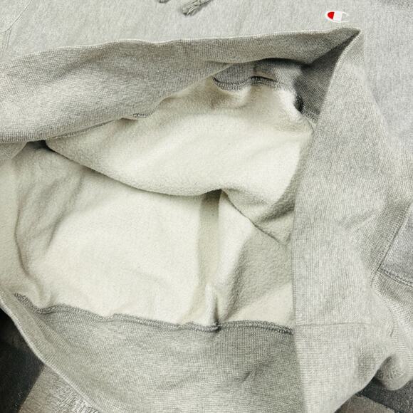 Champion Reverse Weave Hoodie Mens 2XL Gray Pullover Vintage Blank 90s Heavy - Picture 6 of 13